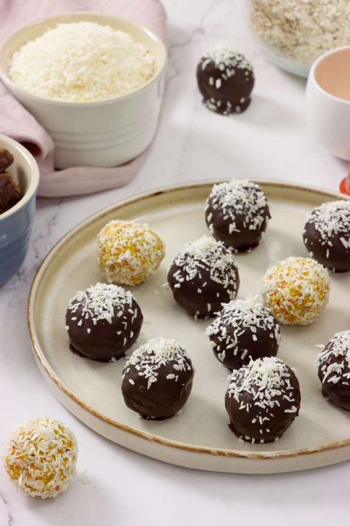 Carrot and Coconut Truffles