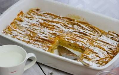 Crinkle Cream Pie with Filo