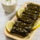 Dolmadakia Stuffed Vine Leaves with Rice