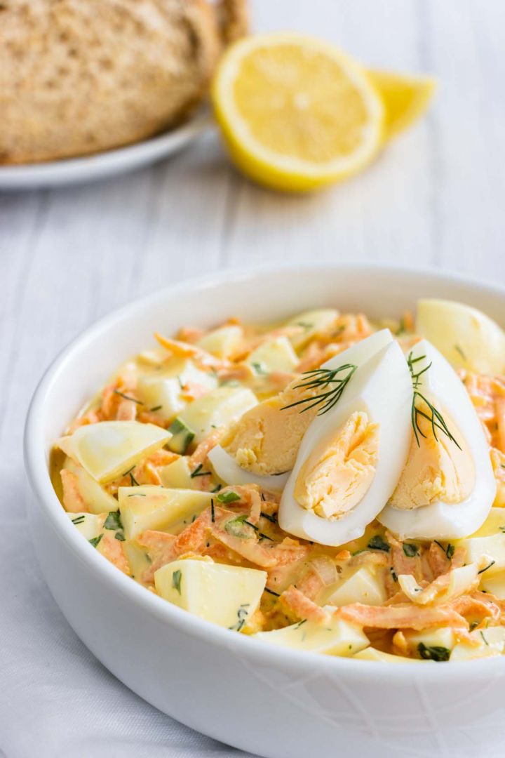 Egg Salad with Carrots