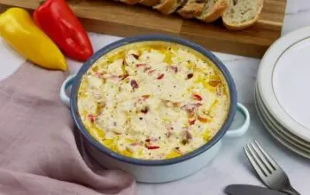 Greek Baked Feta (Bougiourdi)