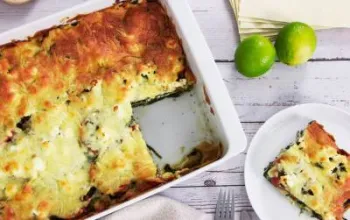 Spinach Lasagna with Lime