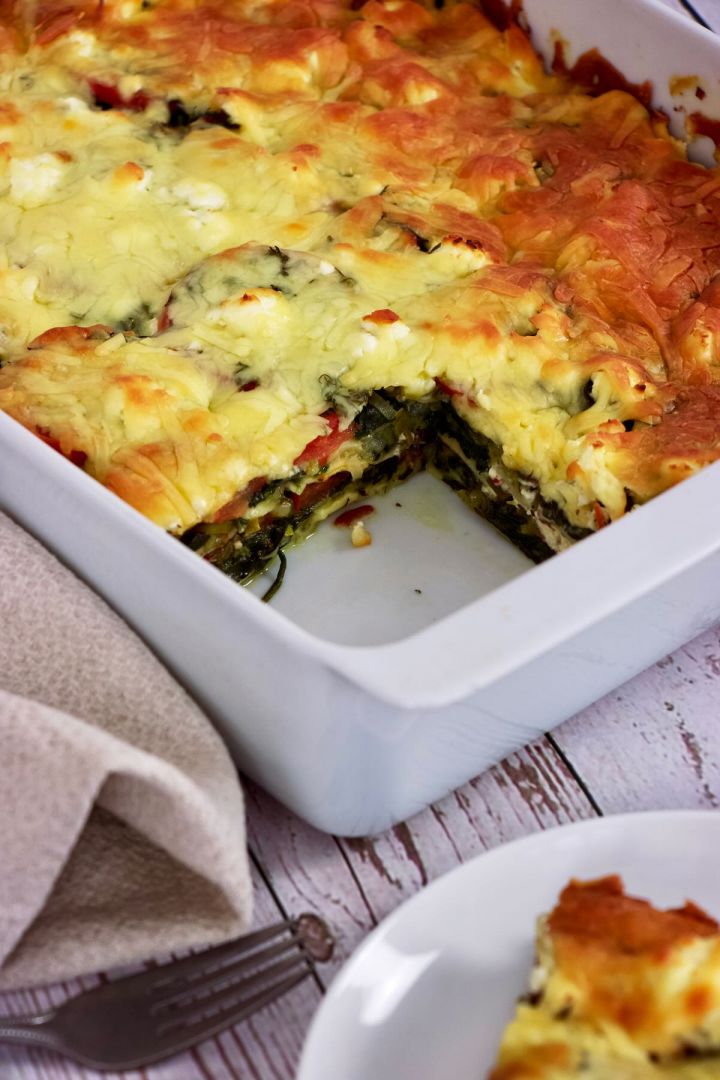 Spinach Lasagna with Lime
