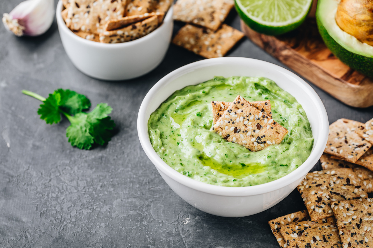 Healthy dip made with Greek yogurt