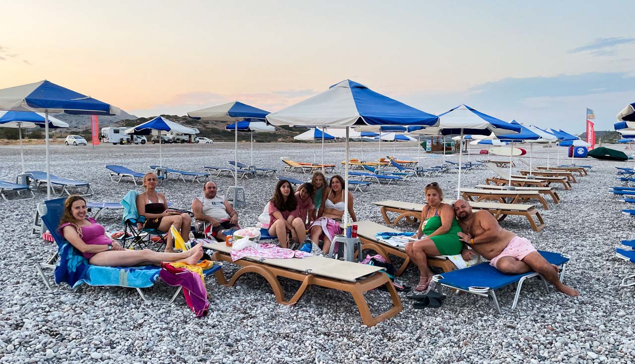Afantou beach in Rhodes