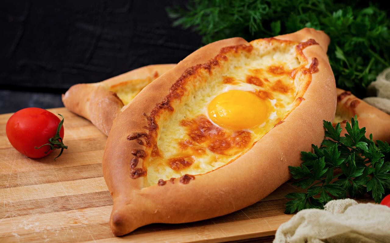 Greek Peinirli with Cheese and Egg