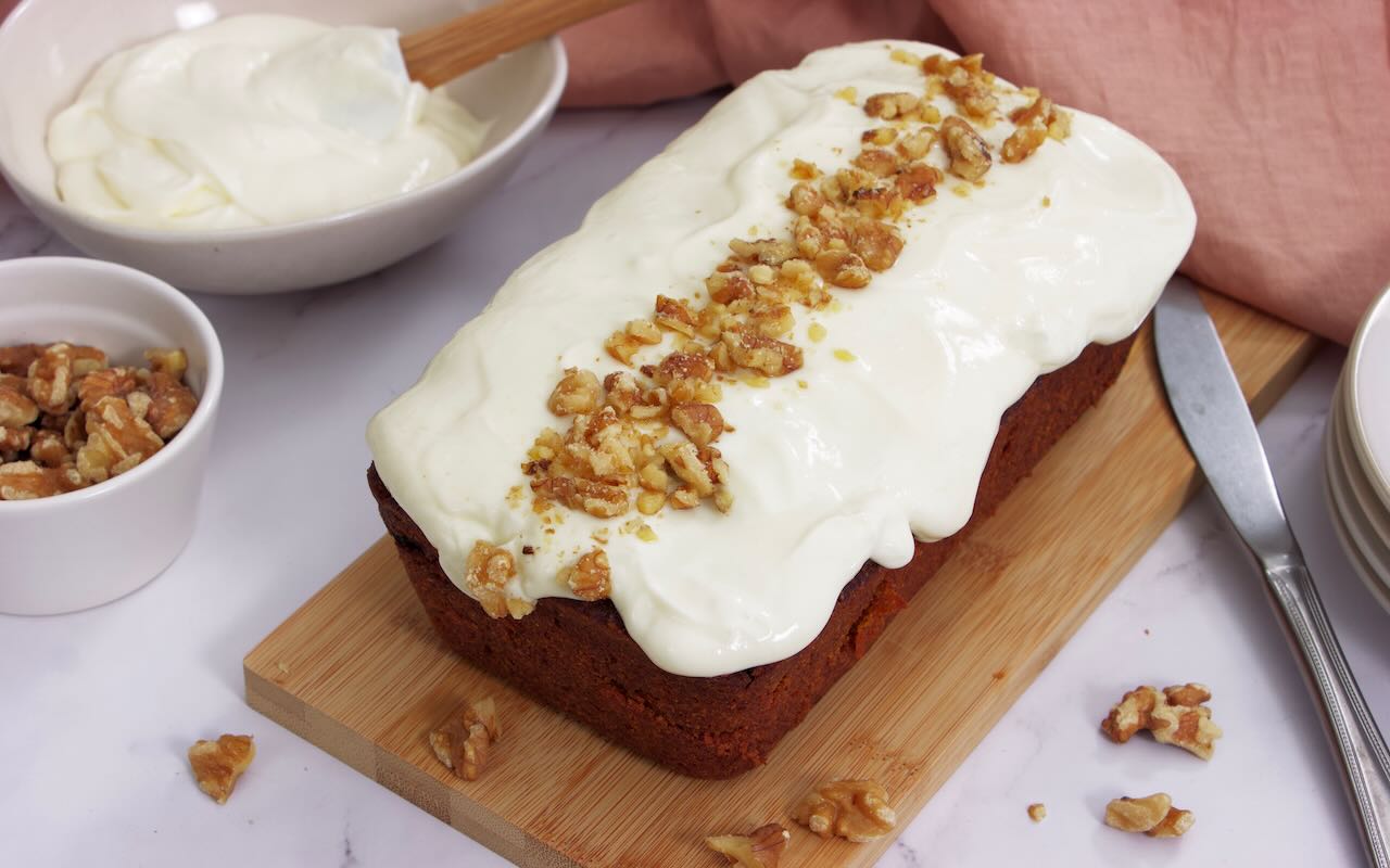 Carrot Cake with Yogurt Cream Frosting