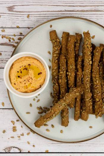 Breadsticks with Sunflower Seeds