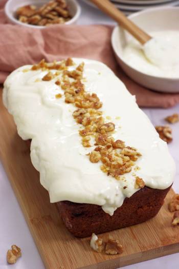 Carrot Cake with Yogurt Cream