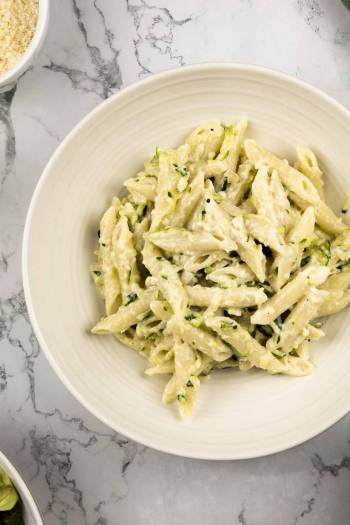 Creamy Zucchini Penne