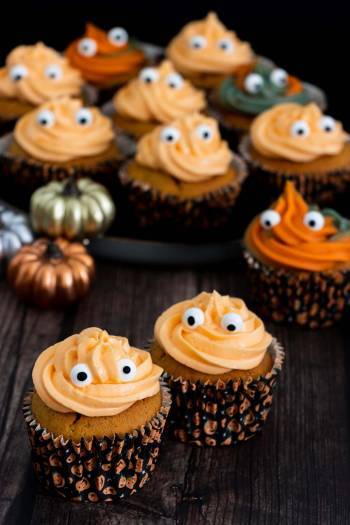 Halloween Pumpkin Cupcakes