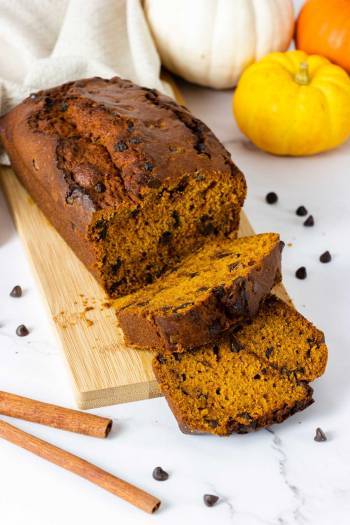 Pumpkin Chocolate Chip Bread