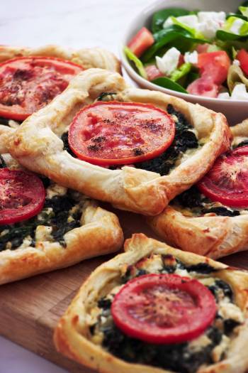 Spinach and Feta Galettes