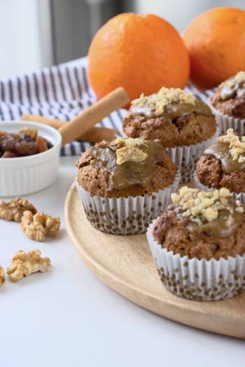 Sweet Tahini Cupcakes