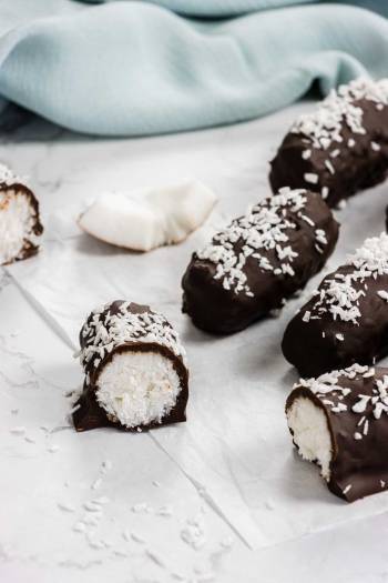 Vegan Mint Bounty Bars