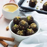 Dark Chocolate Almond Bites