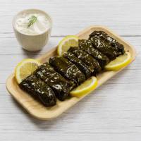 Dolmadakia Stuffed Vine Leaves with Rice