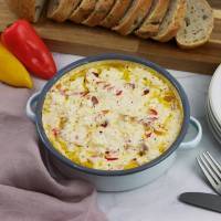 Greek Baked Feta (Bougiourdi)