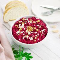 Greek Beetroot Salad (Patzarosalata)