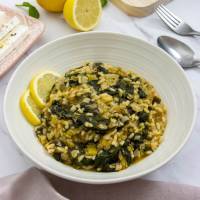 Greek Spinach and Rice (Spanakorizo)