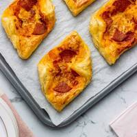 Pepperoni and Cheese Puffs