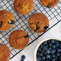 Whole Grain Blueberry Muffins